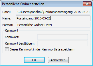 Outlook 2007 E-Mails exportieren 7