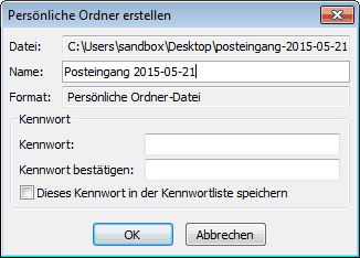 Outlook 2007 E-Mails exportieren 7